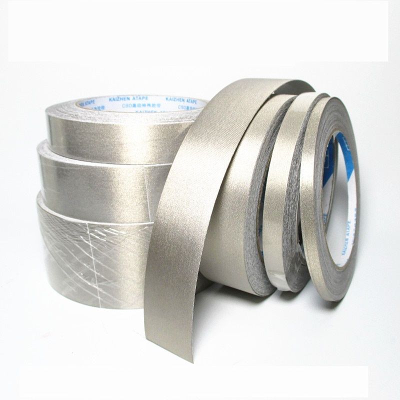 1pcs 20m Single-sided adhesive Conductive cloth tape Interference shielding isolation electromagnetic radiation protection