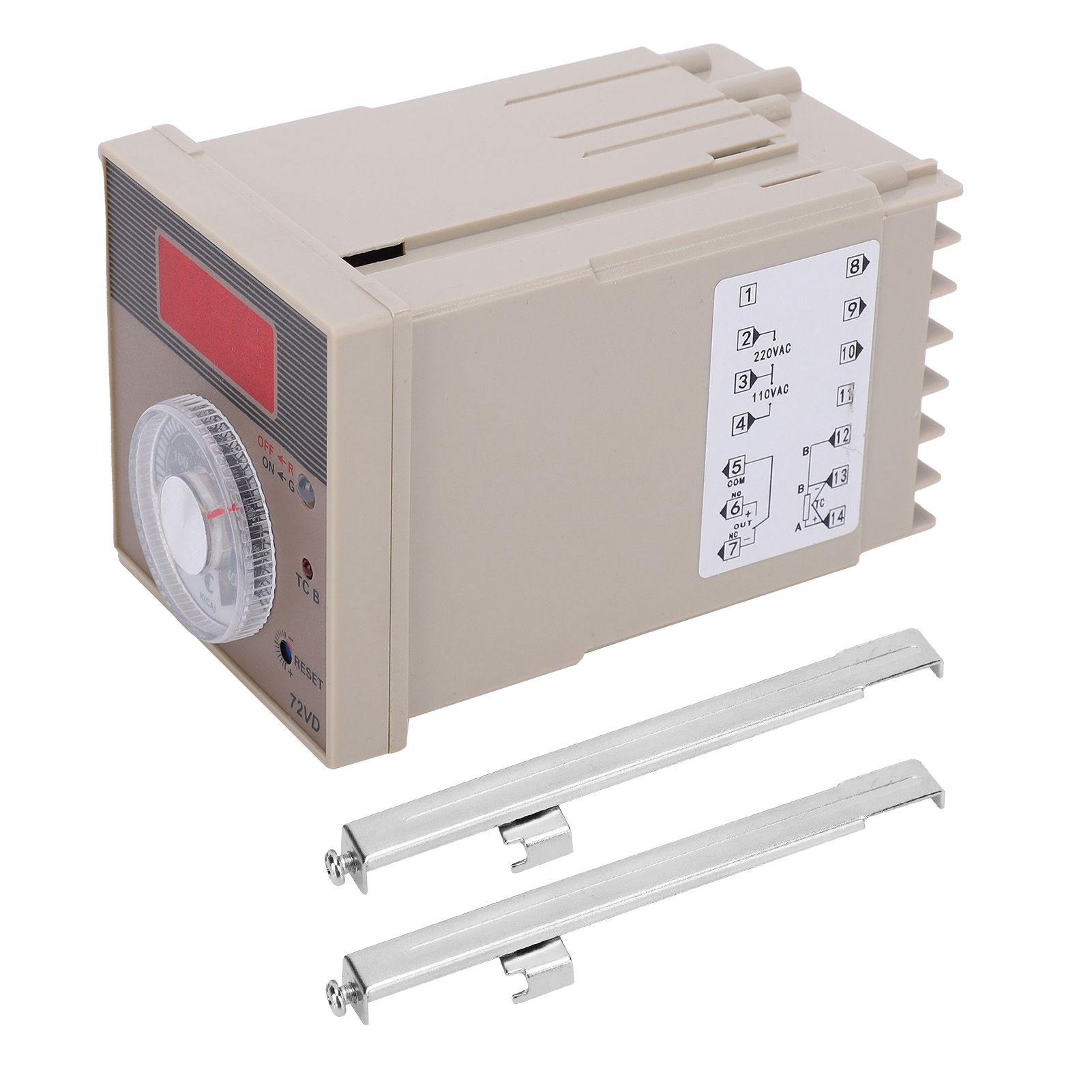 BERM 220V Digital Temperature Controller Regulator Pointer Thermostat 0-400℃