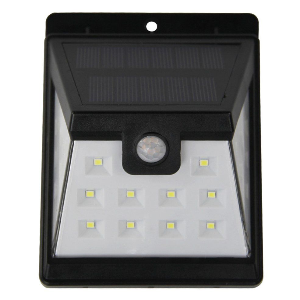 Outdoor 22LED Split Solar Powered Light Bulb PIR Motion Sensor 3 Modes