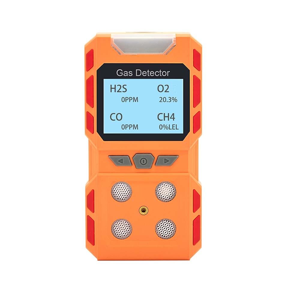 Industrial Gas Analyzer Portable multi gas leak detector USB Rechargeable CH4 CO H2S O2  gas tester Waterproof  gas Sensor Alarm