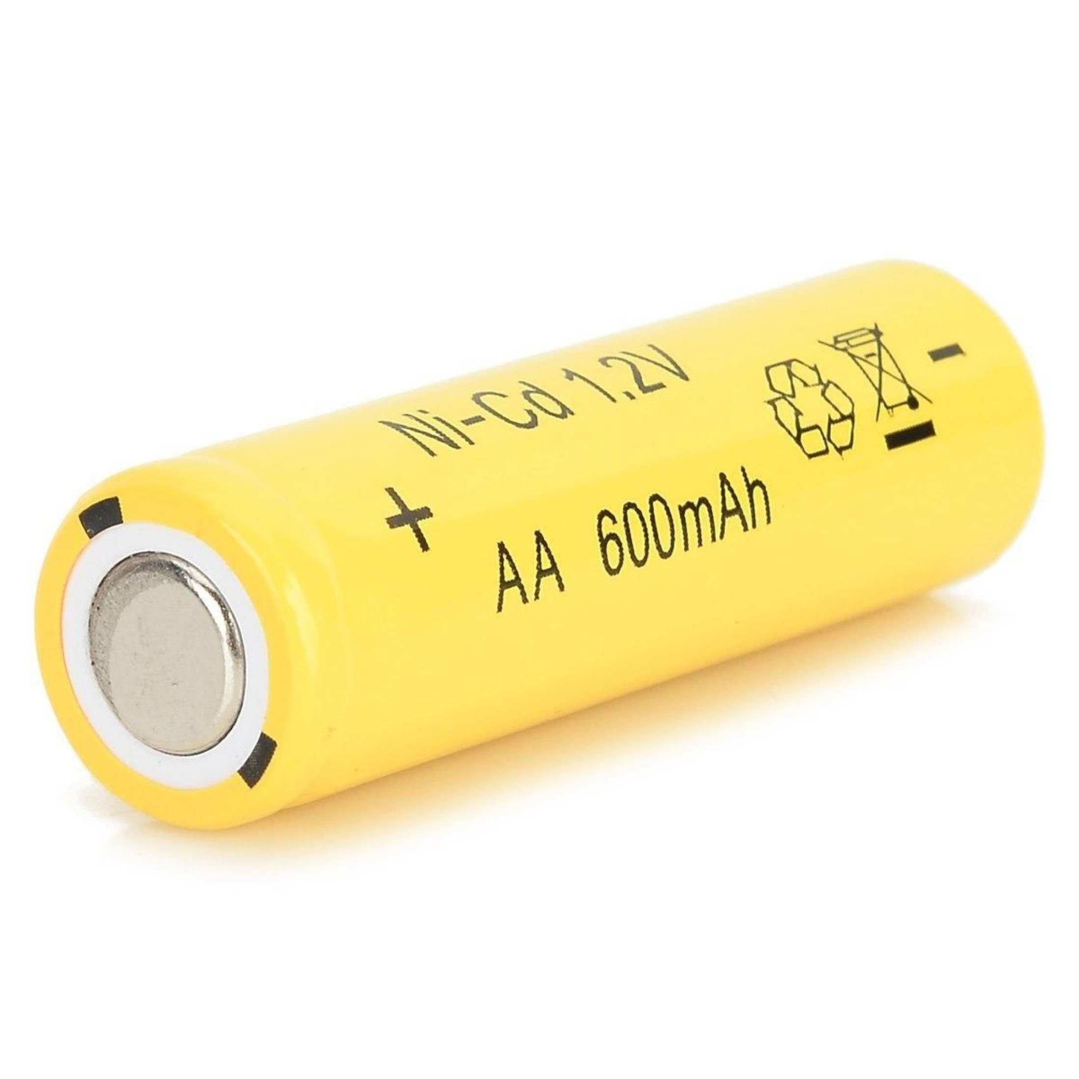 Rechargeable AA 600MAH 1.2V NI-MH battery for electric kemei +nova+philips.....trimers,toys,wall watch and others-1pis