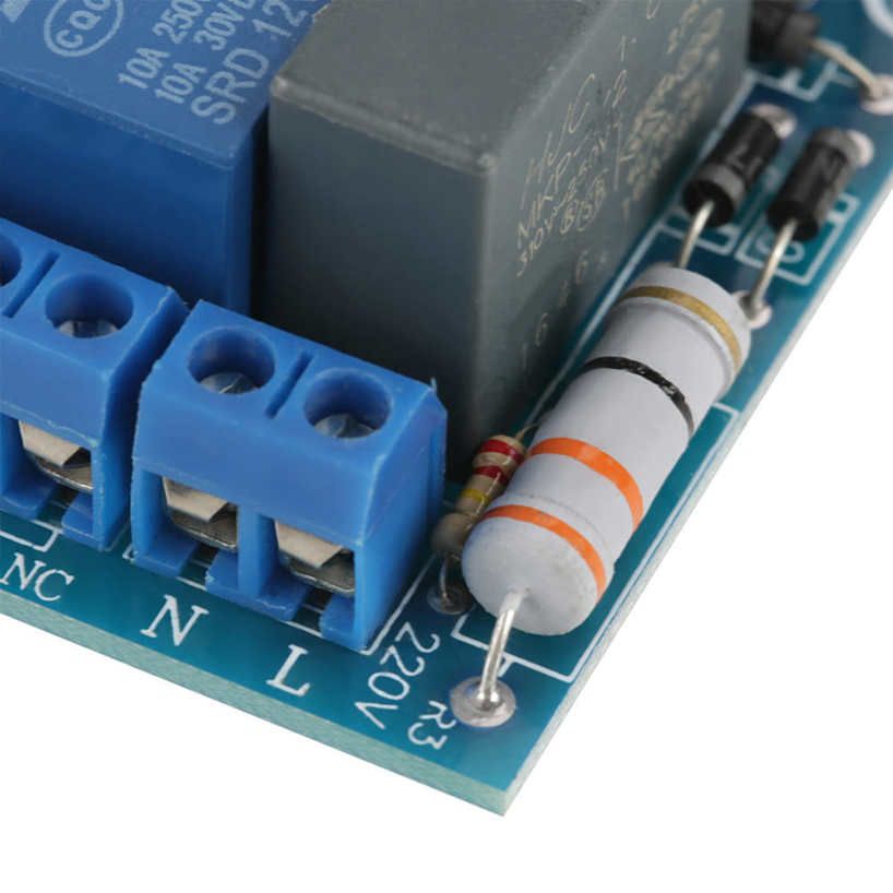 Adjustable Timer Module 220VAC Delay Turn Off Switch Relay Load 10A250VAC/10A30VDC