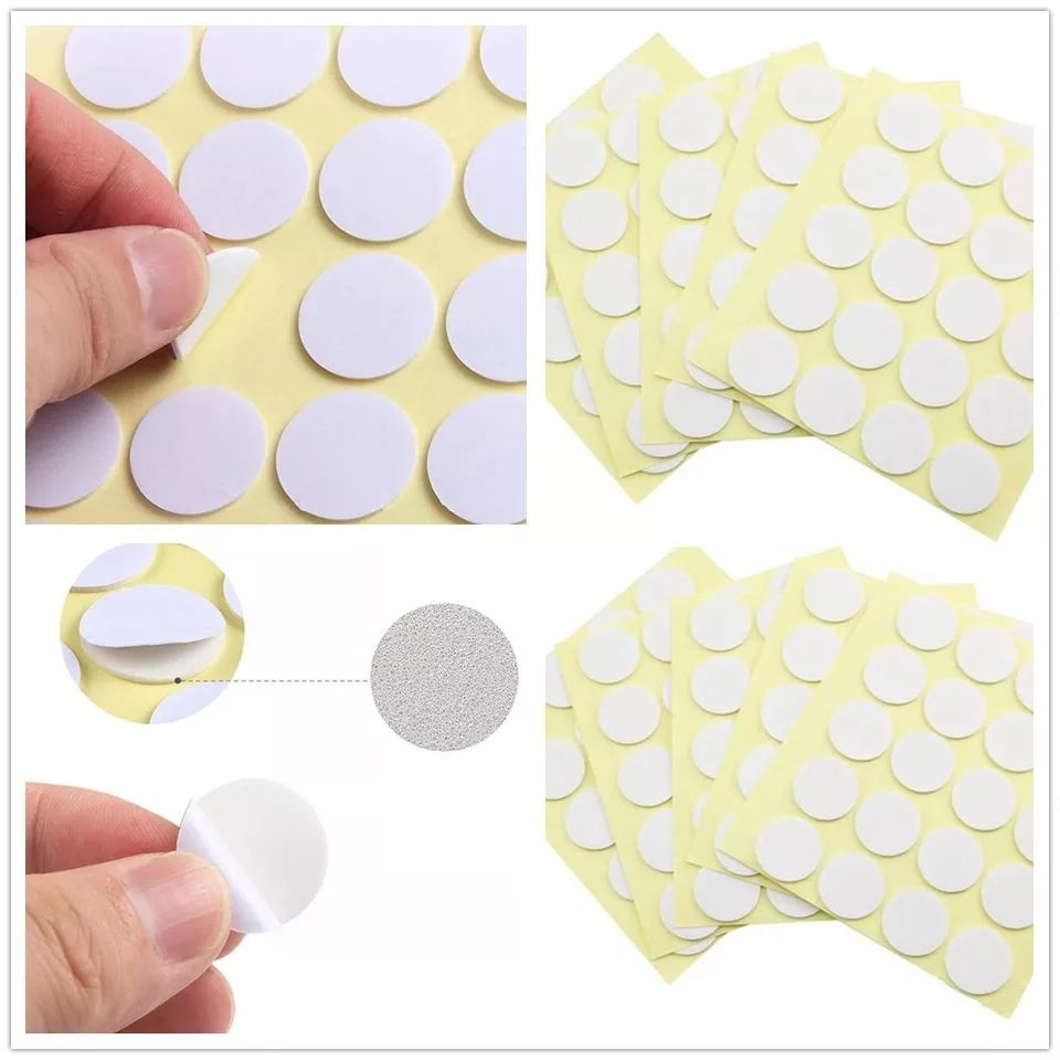 10 Pcs Round Double Sided Adhesive Heavy Duty Mounting Double Sticky Tapes Sticky