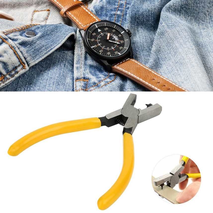 Eyelet Hand Repair Tools Belts Punch Pliers Watchband Leather Strap Paper for Watch Straps Bands
