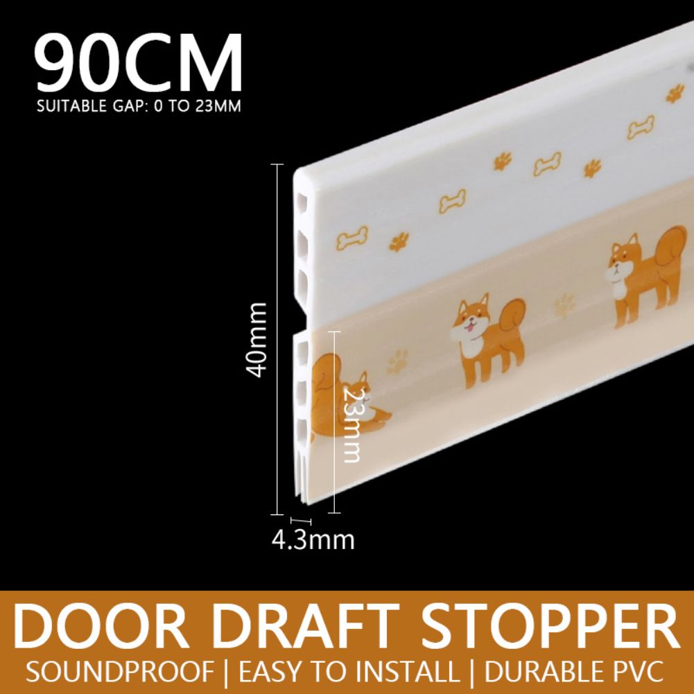 Door Draft Stoppers 90cm PVC Weather Stripping Door Seal Strip Wind Blocker Noise Stopper Insulator Door Prevent with nice material