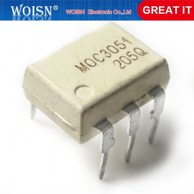 10 pcs/lot MOC3051 MOC3052 MOC3061 MOC3062 MOC3063 MOC3081 MOC3082 MOC3083 MOC3033 MOC3031 DIP-6 New
