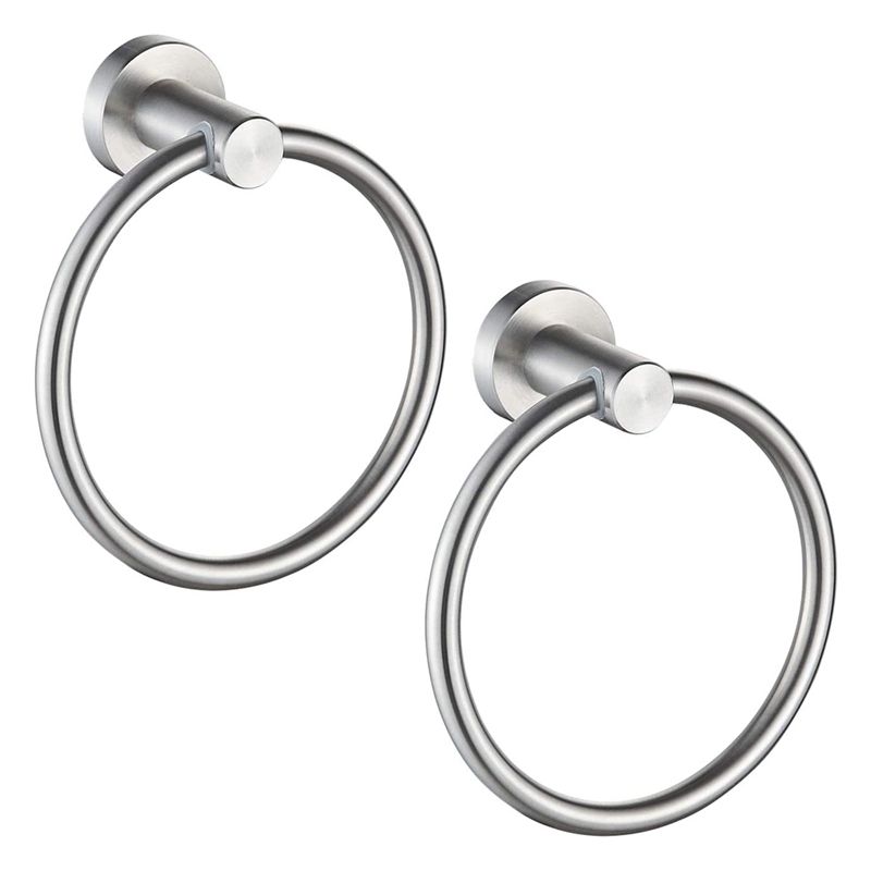 2Pcs Towel Holders for Bathrooms galactic Hand Towel Ring Bathroom Hardware Wall Towel Rack Bathroom Decor Round