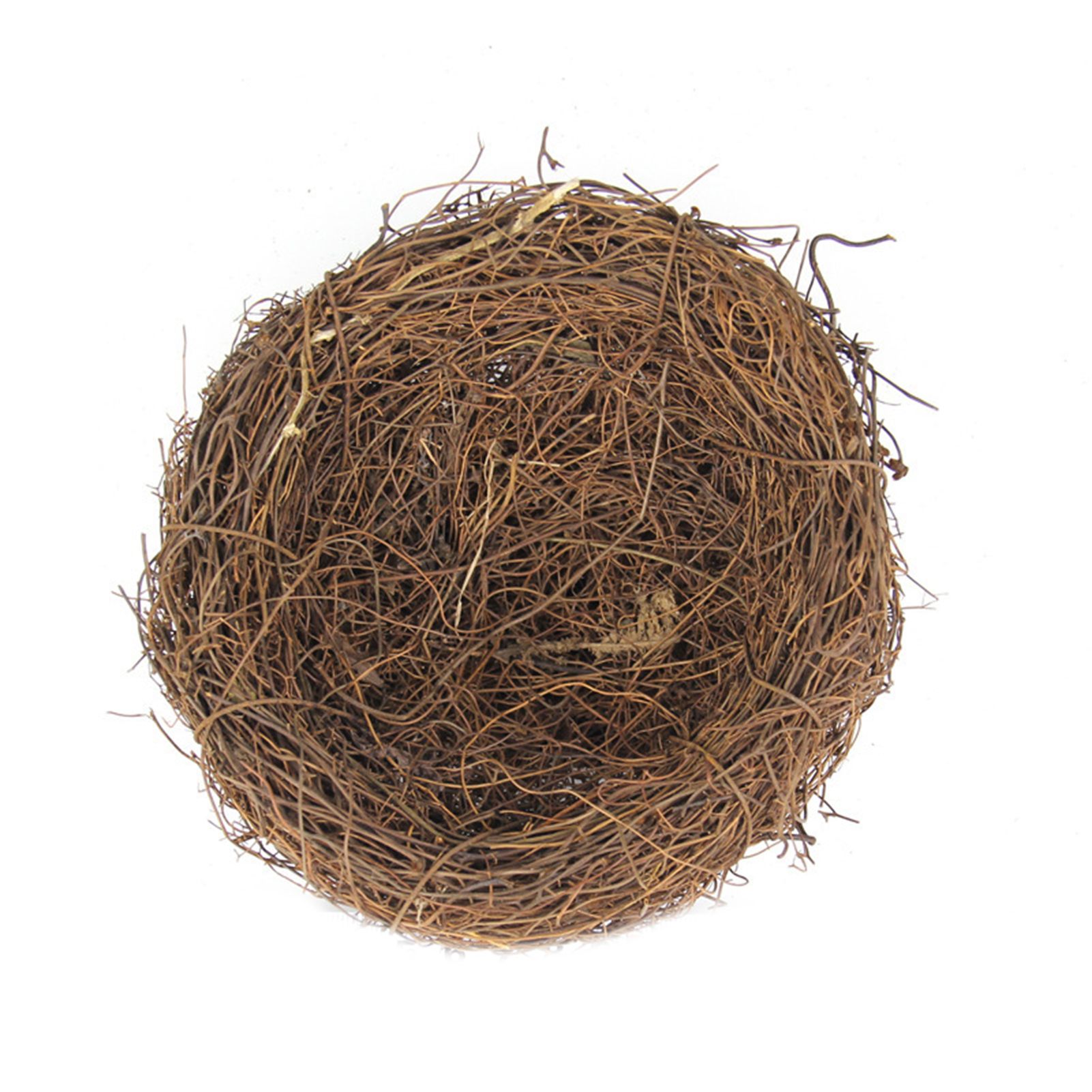 Rattan Bird Nest Adorable Eggs Ornaments Rattan Bird Nest