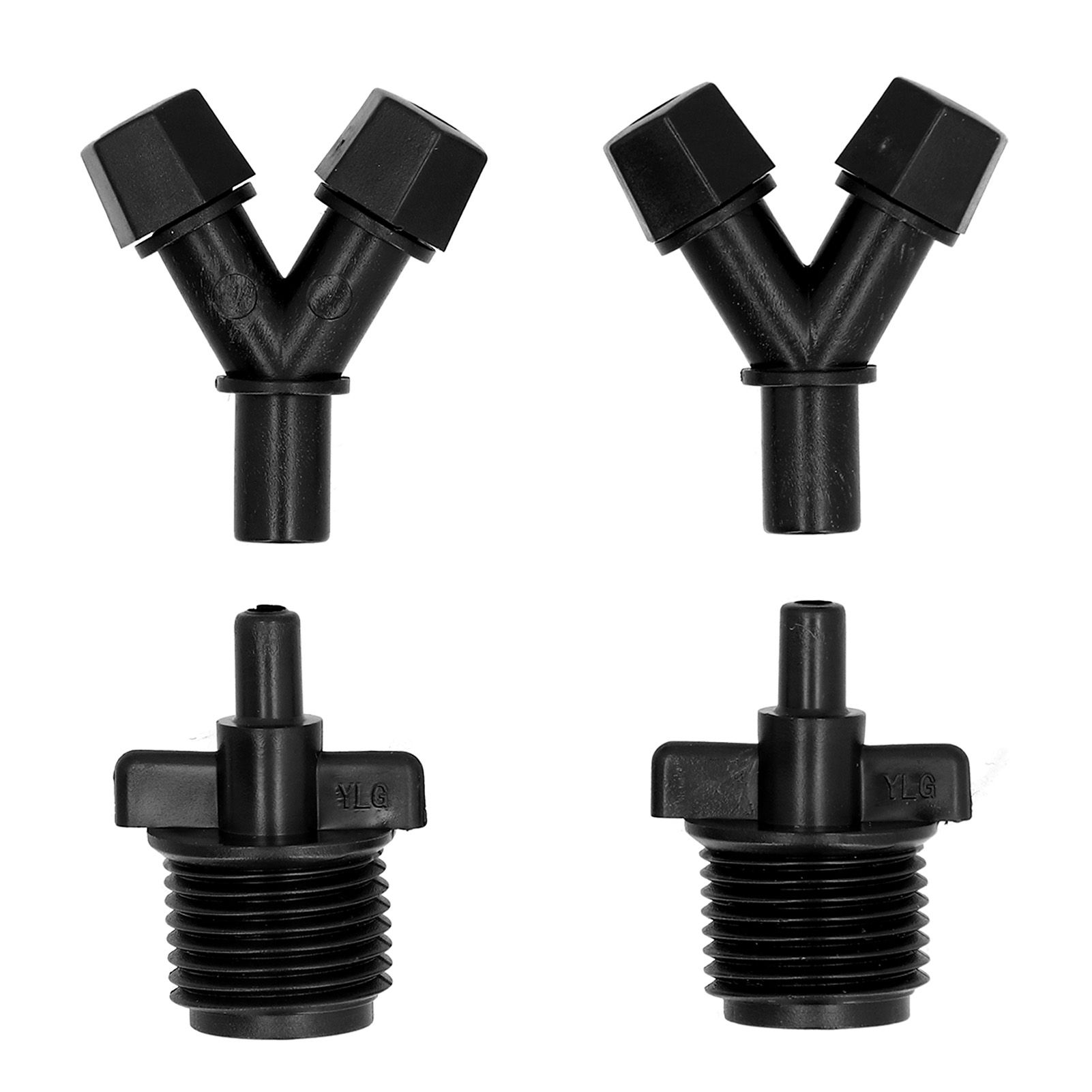 10Pcs /2 Garden Sprayer Nozzle Plastic Misting Double For Lawn BS