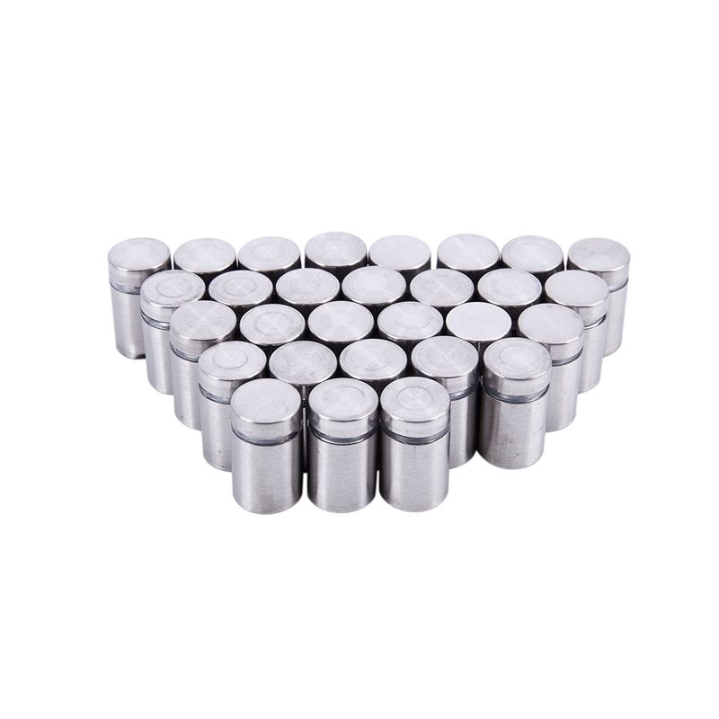 Advertisement Fixing Screws Glass Standoff Pins 12mmx20mm 30 Pcs