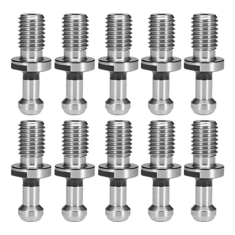 10 Pcs CAT40 45 Degree Pull Stud Retention Knob for HAAS CAT 40 CNC Tool Holder Replace CNC Lathe Accessories