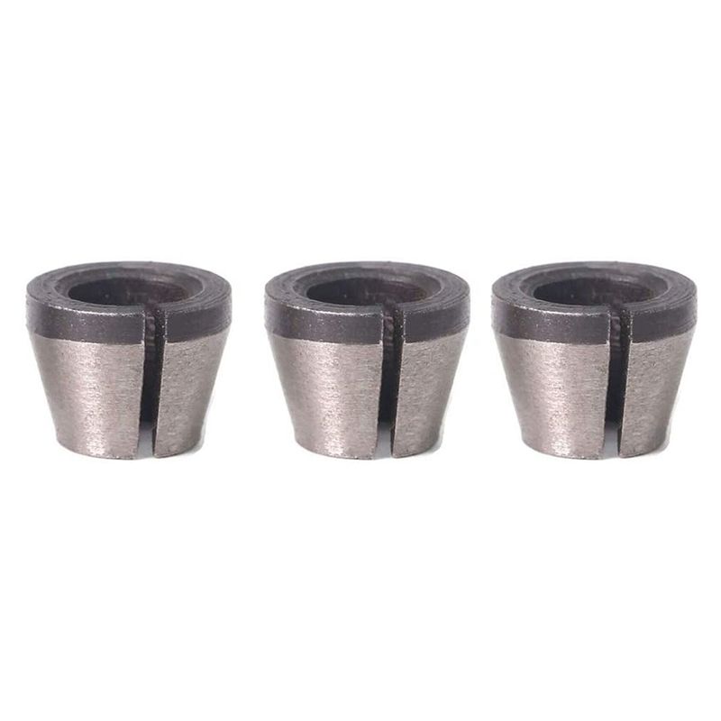 3Pcs High Precision 6mm 6.35mm 8mm Collet Chuck Adapter for Engraving Trimming Machine