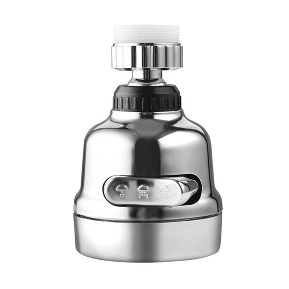 Faucet Boost Three-Speed Adjustment Splash-Proof Nozzle Household Tap Water Shower Water-Saving Rotating Filter