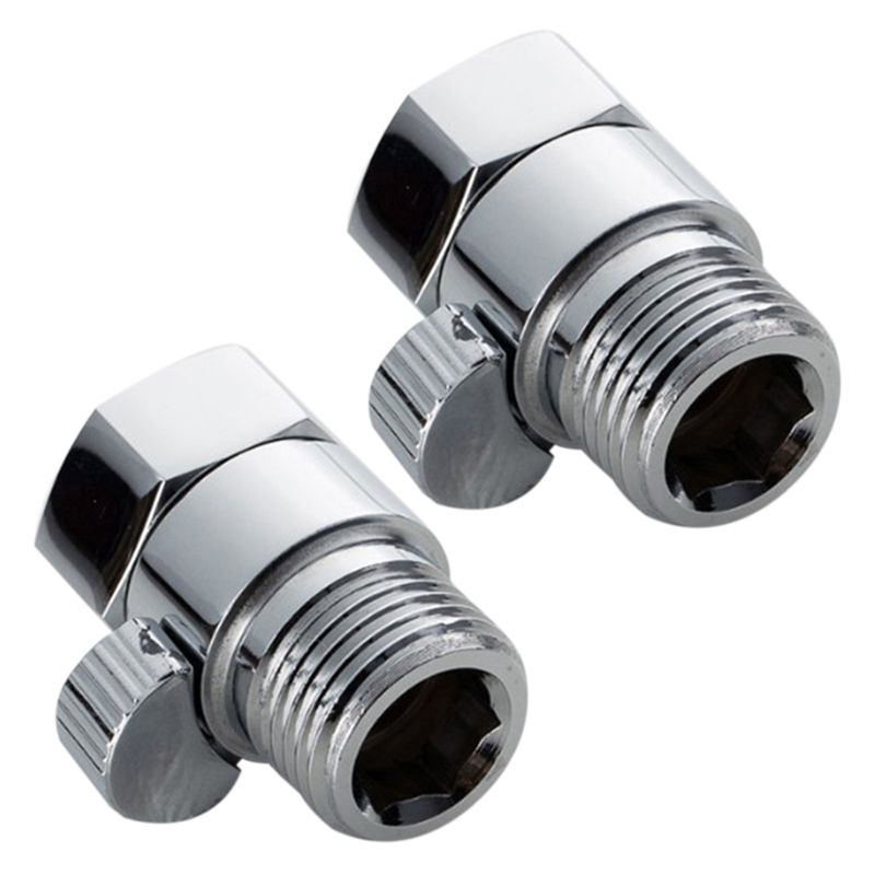 2X Quality Hand Shower and Bidet Flow Control Valve Bathroom Brass Switch Valve Toilet Bidet Faucet Accessories
