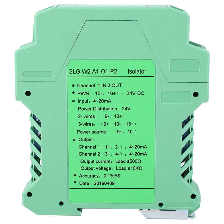 Signal Conditioner DC 24V Current Isolator Transmitter 4-20mA PLC Detect