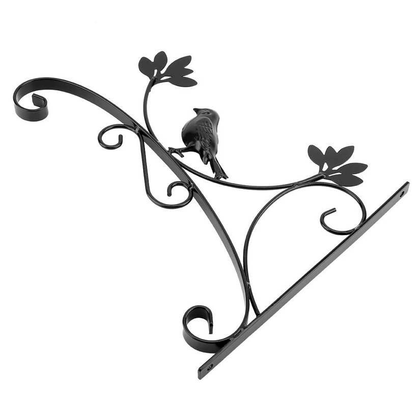 outdoor hanger modern style basket fashionable rust iron wall
