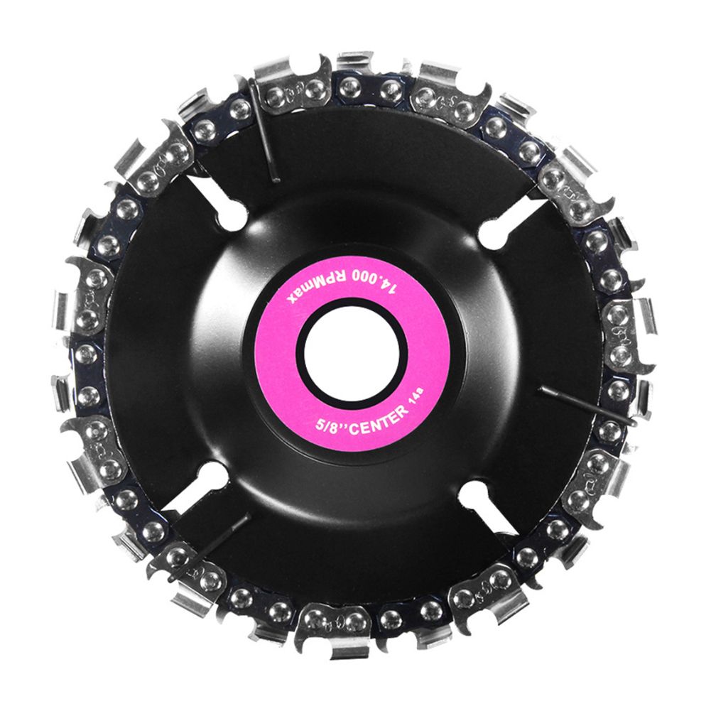 4inch 22 Teeth Chain Saw Wood Carving Grinding Disc for 100-115mm Angle Grinder
