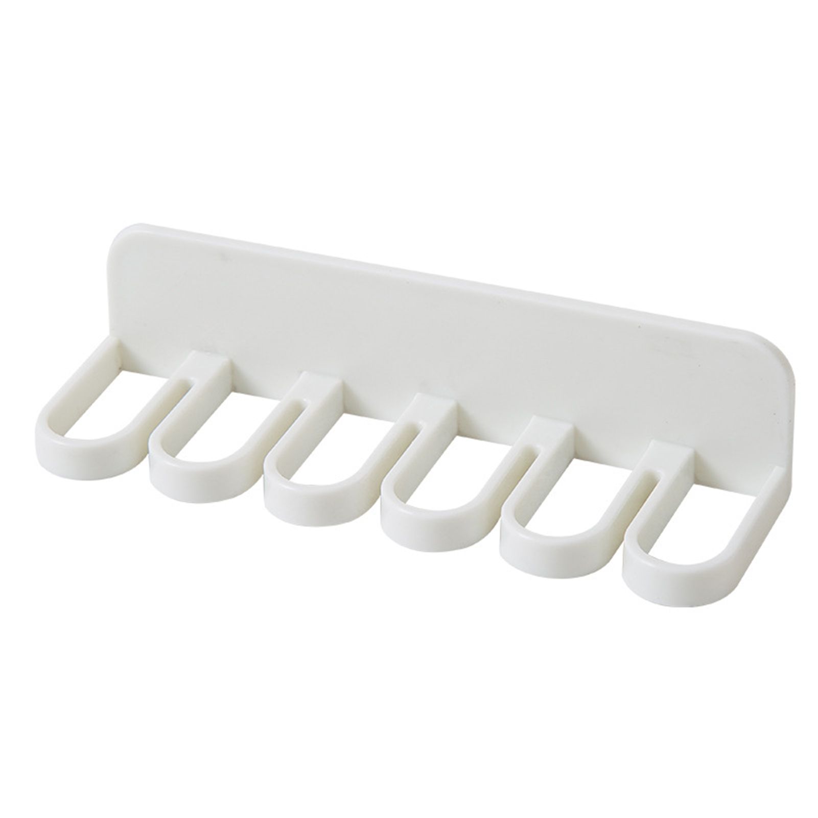 Multifunctional Six-row Punch-free Wall-mounted Door Wall Cloth Bag Rag Hanger