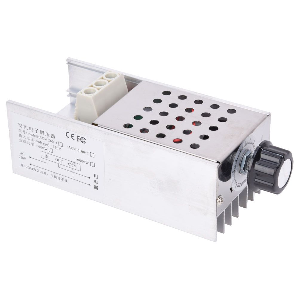 10000W 220V SCR Voltage Regulator Motor Speed Controller with White