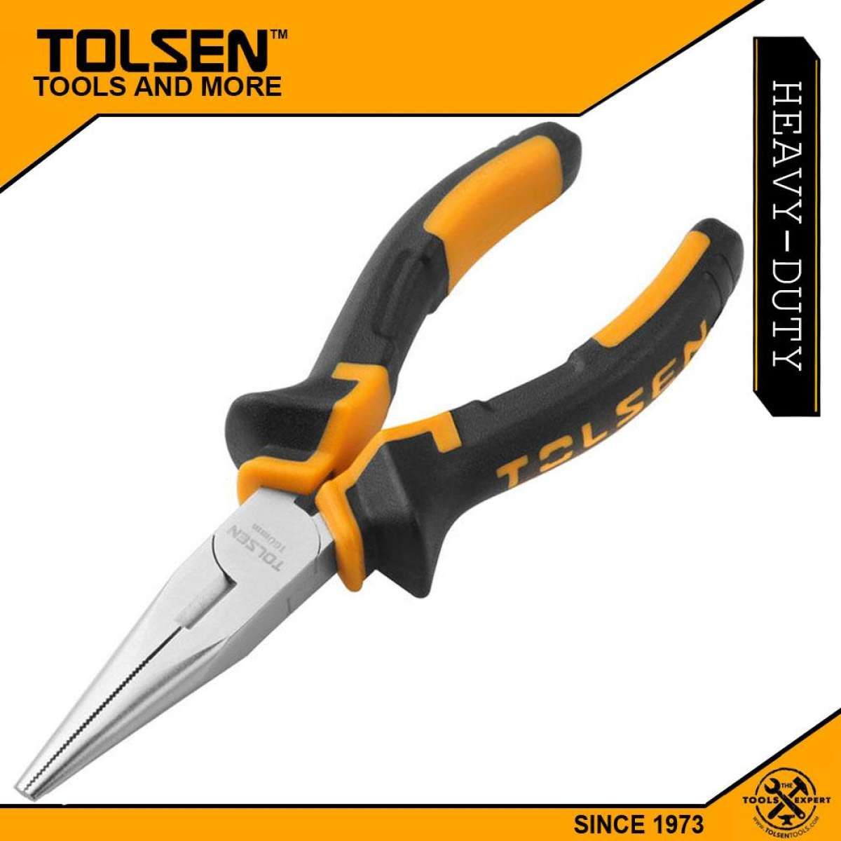 Tolsen Long Nose Pliers (200Mm,8")-10007