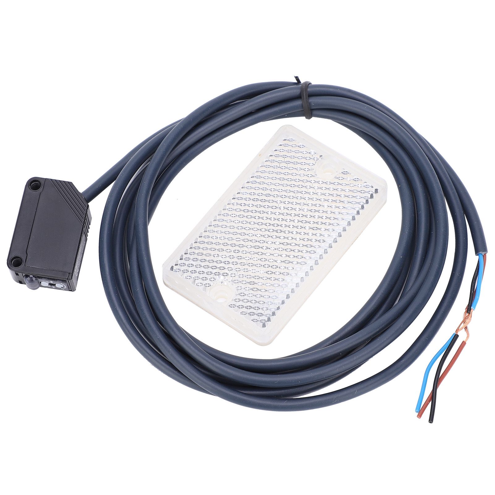 BERM Capacitive Sensor NPN Output Trough Beam Photoelectric Switch 10-30VDC