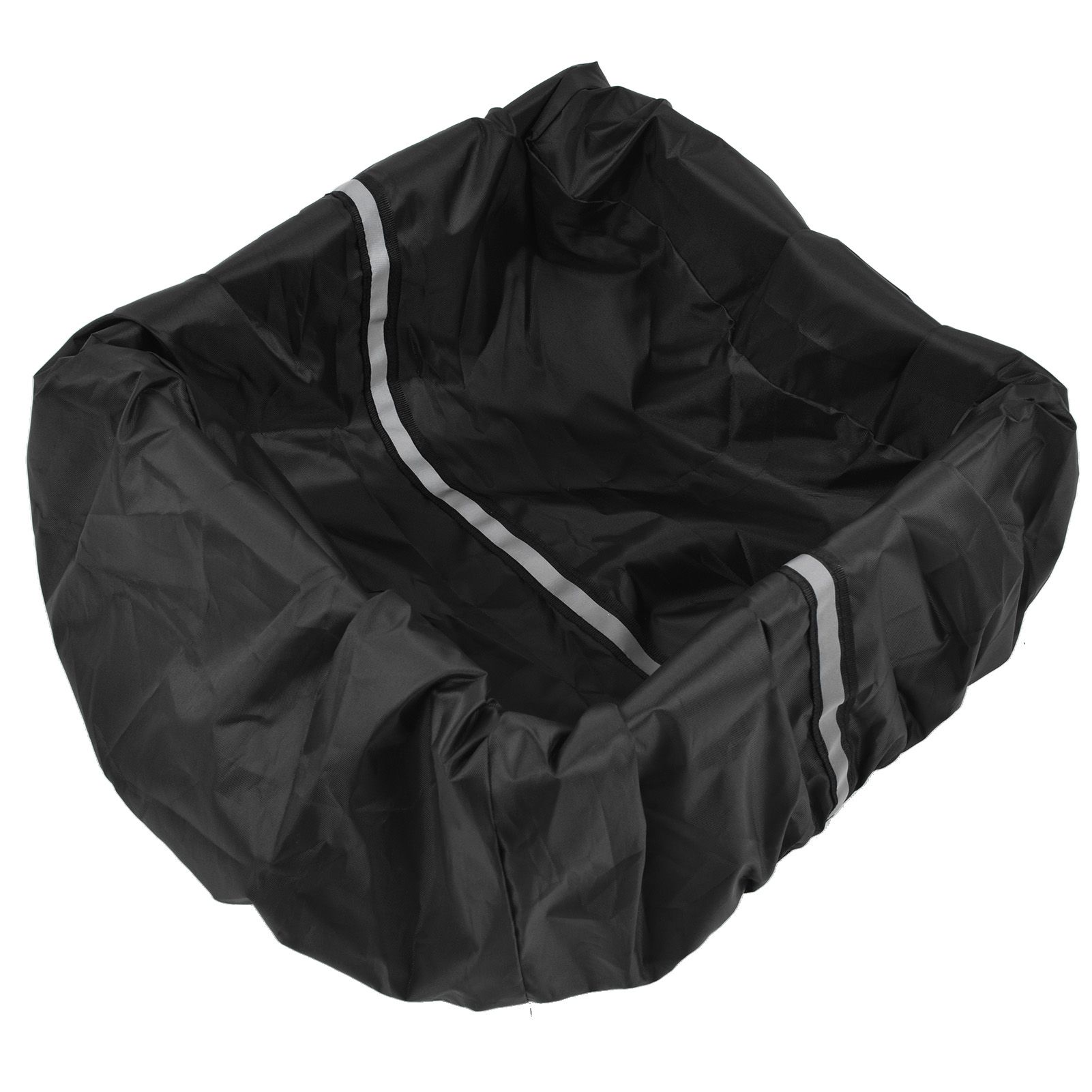 Bike Rear Basket Black Snow Defence Waterproof Reflect Light Rack WP