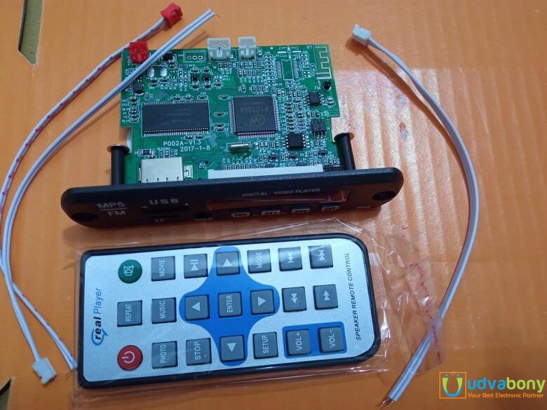 MP5 Player Audio Video Player Module With IR Remote Control MP5 Decoder Board Support FM TF Crad And USB 5V Video Card