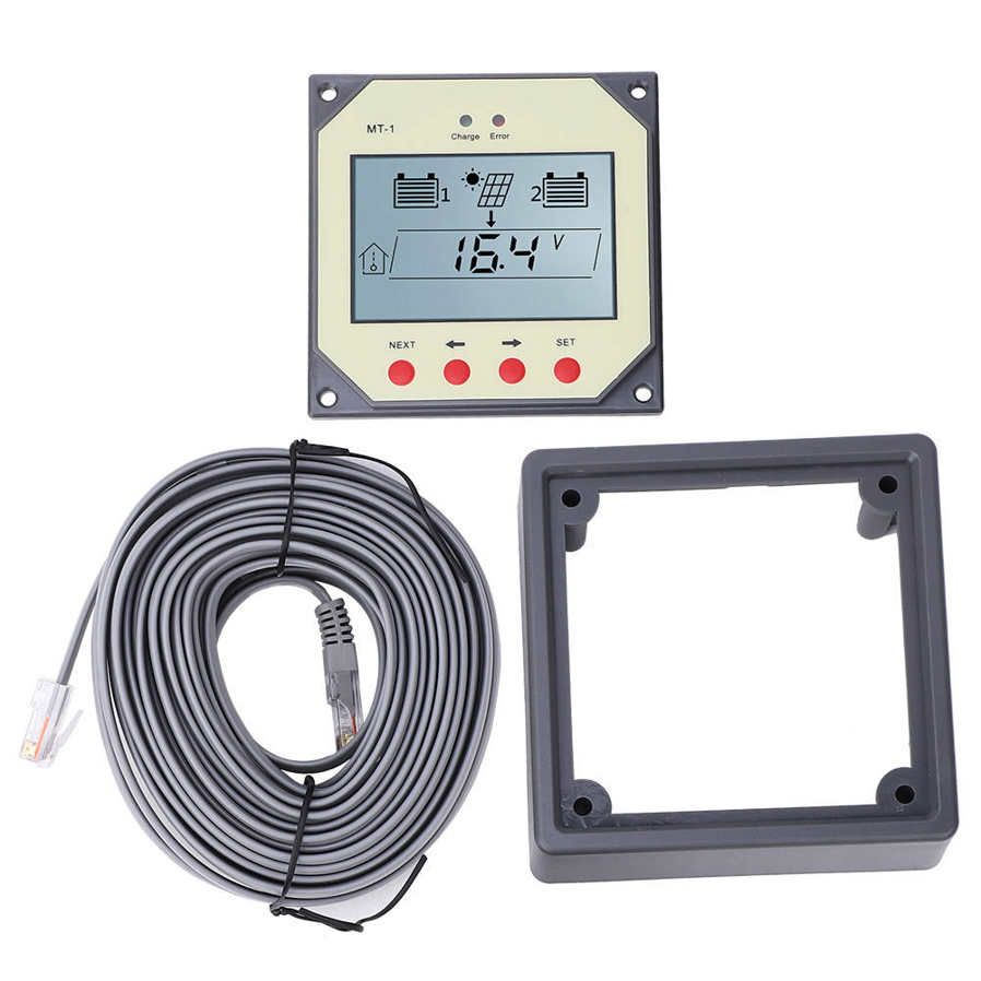 Solar Charge Remote Controller Regulator MT1 TTL232 LCD Display with 4 Buttons for Charging Control