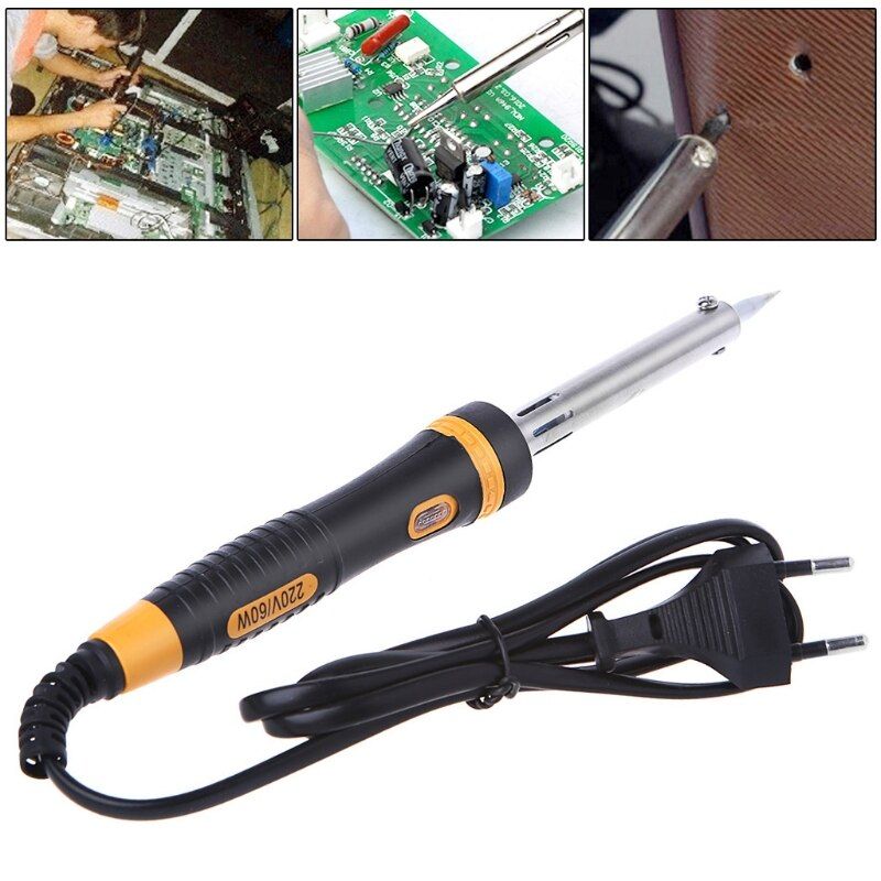 60w 220V Electric Soldering Iron High Quality Heating Tool Hot Iron Welding External Heating Constant Temperature Electric Solde