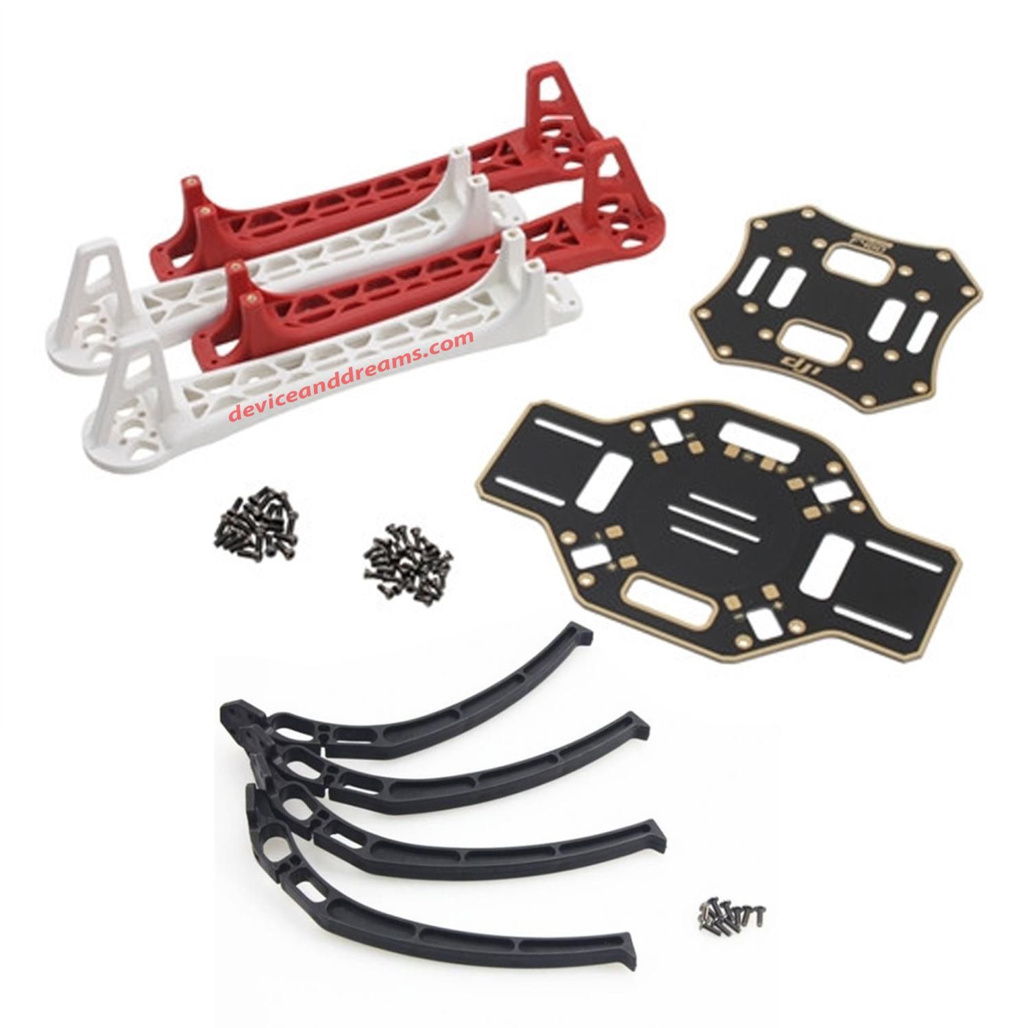 F450 Multi Rotor PCB Frame With Descending Shank