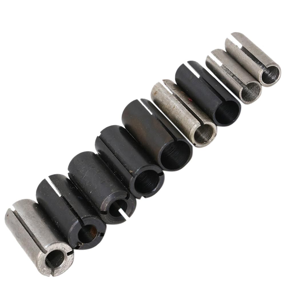 Practical product 9Pcs/Set Conversion Chuck Cnc Router Bit Tool Milling Cutter Adapter Collet Engraving Tool Woodworking Cutter Tool