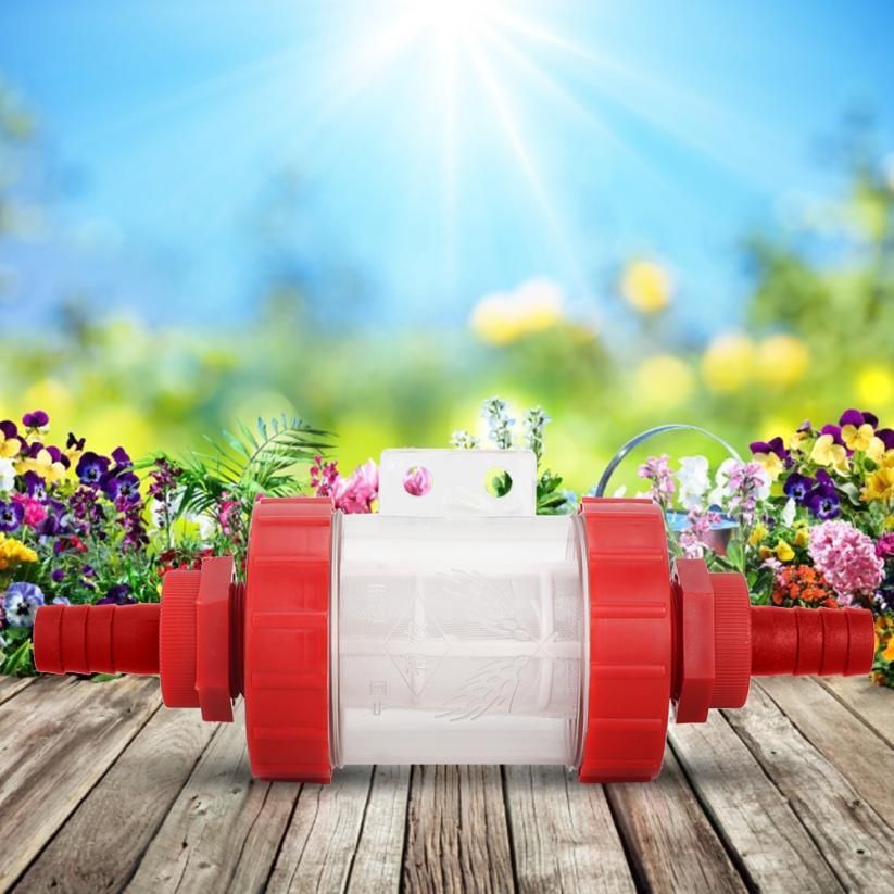 G1/2'' Inline Mesh Strainer Water Pump Clear Filter Garden Irrigation Connector High Flowing