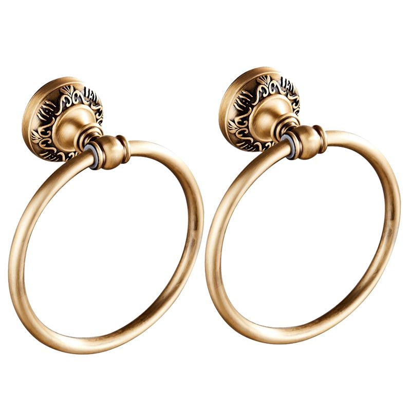 2 Pack Towel Holder Ring Round Wall Mounted Bathing Towel Rack Kitchen Bathroom Accessories en
