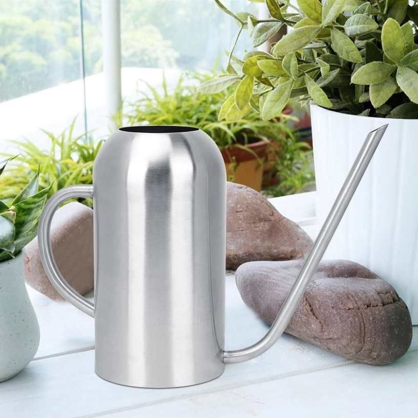 1.5L Stainless Steel Succulents Long Spout Watering Pot Can Garden Flower Tool