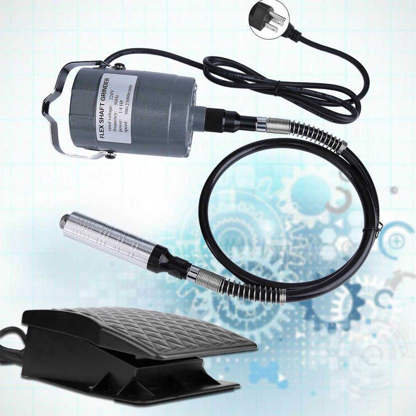 Shaft Die Grinder 53 pcs/set Variable Speed Electric Rotary Flex Kit with Foot Pedal (EU plug)