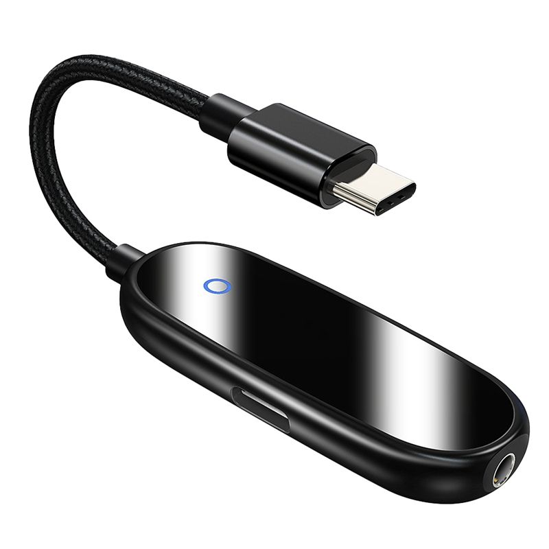Type C Adapter 3.5mm Adapter Usb C to C Port Charging + 3.5mm Support Pd Qc Fast Charge