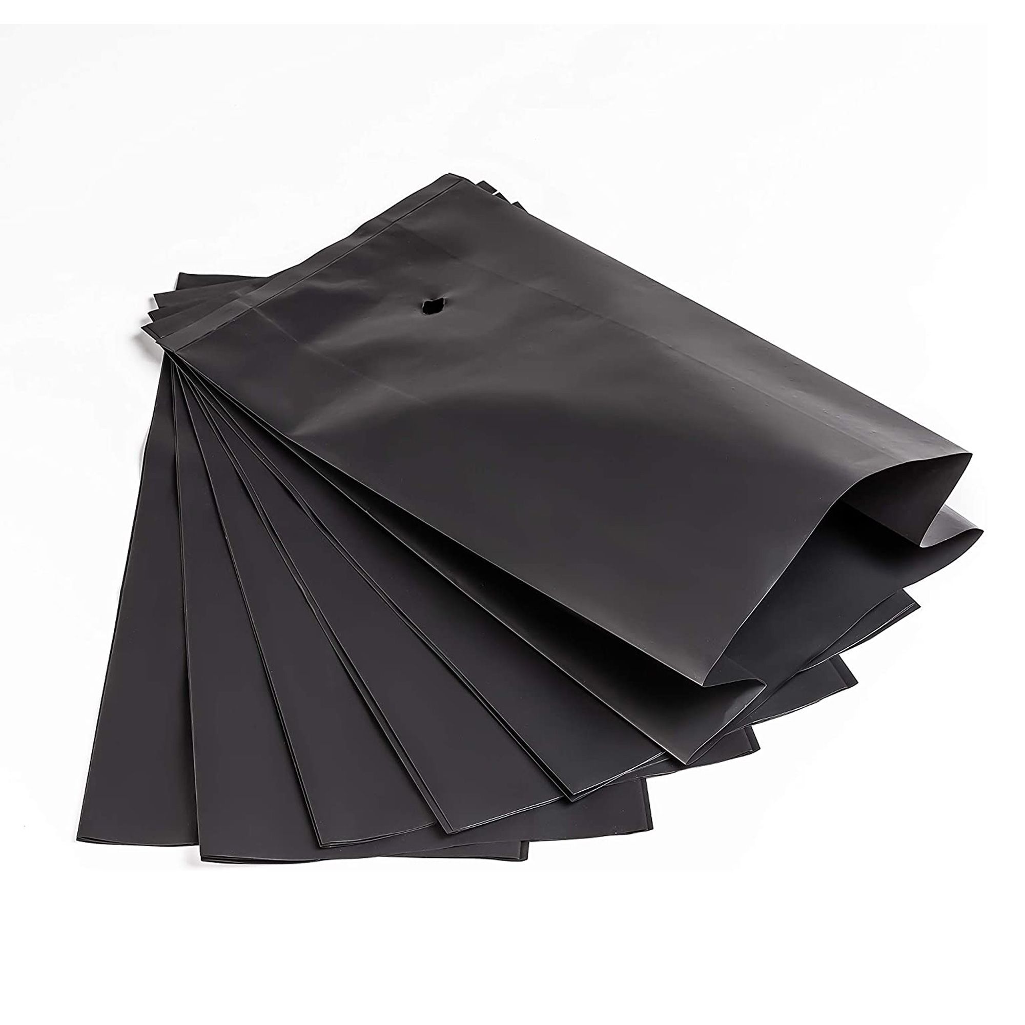 Nursery Black Poly Bag 8"/8" 250 gm for Planting  নার্সারী কালো পলি ব্যাগ (ছিদ্র ও ভাজ যুক্ত)  Nursery Pots Plant Grow Bags Seedling Planter
