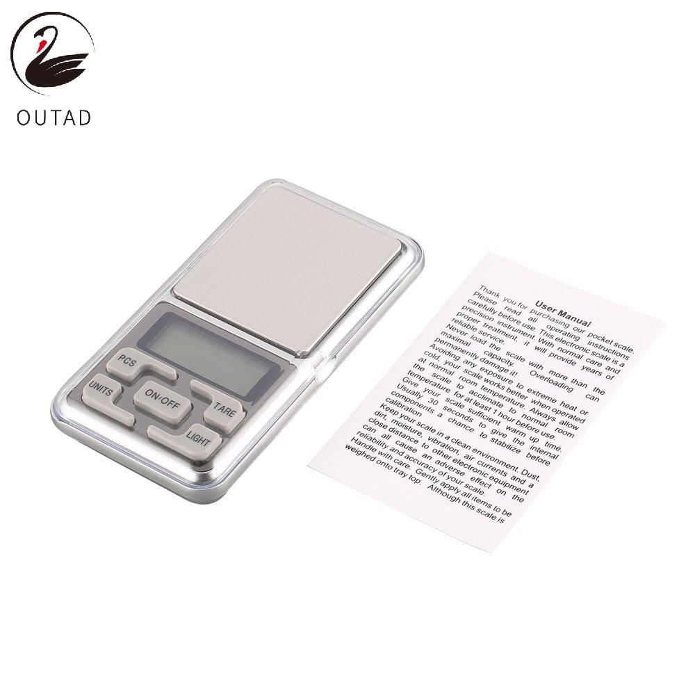 Mini Digital Pocket Scale 1000g 0.1g for Kitchen Jewellery Gold g/tl/oz/ct/gn
