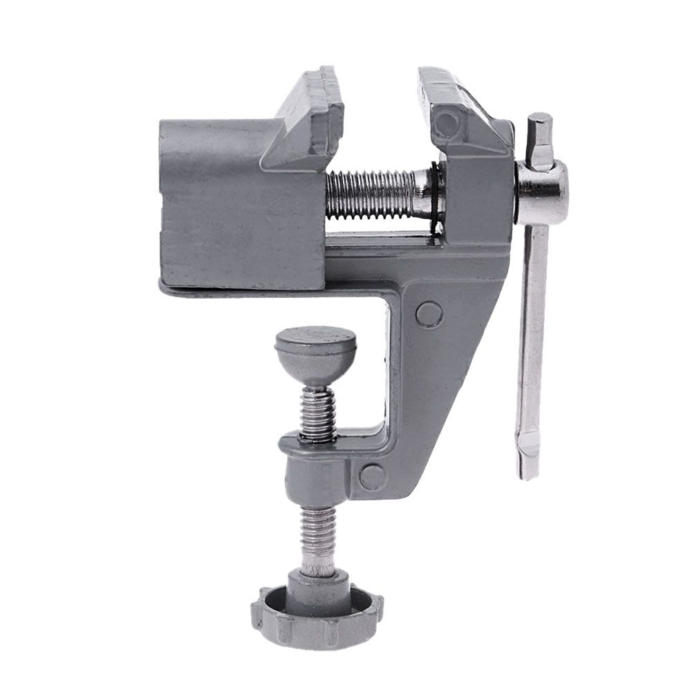 Practical product 30mm Aluminium Alloy Machine Bench Screw Vise Mini Table Vice Bench Clamp Screw Vise for DIY Craft Mould Fixed Repair Tool 157g