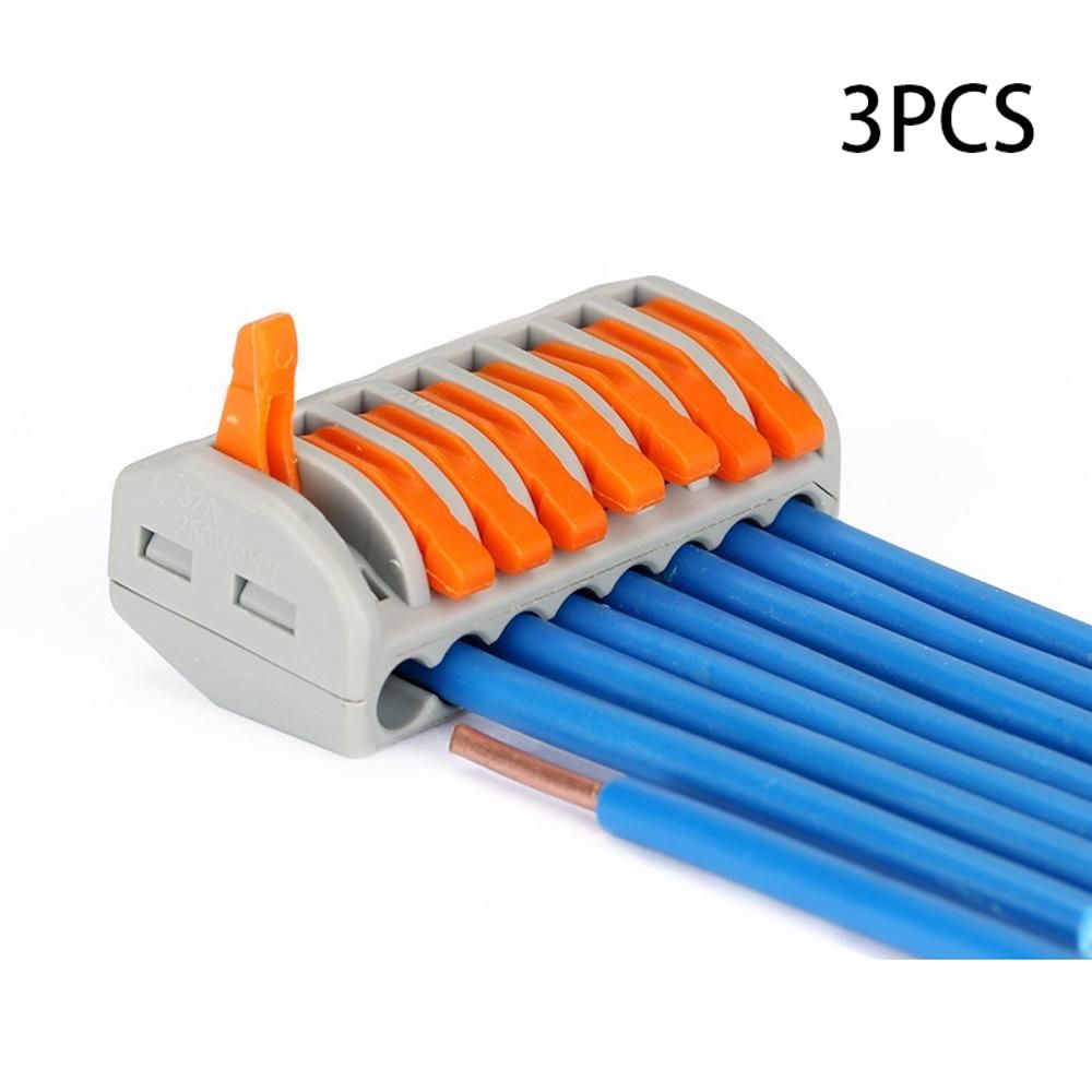 Retardant Cable Connector Set Universal Fast Electric Wire Connectors Kit Quick Install Terminals