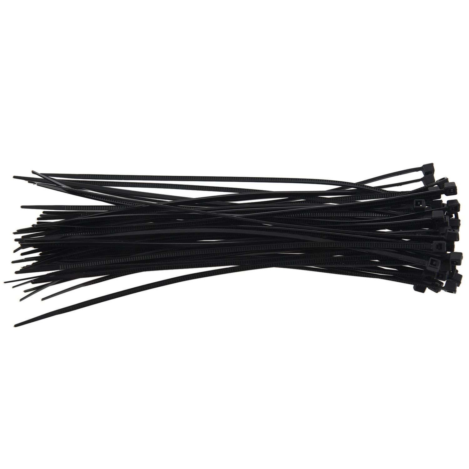 Individual Cable Ties Cable Tie Wraps / Zip Ties Colour:black Size:140 mm x 2.5 mm 50pcs