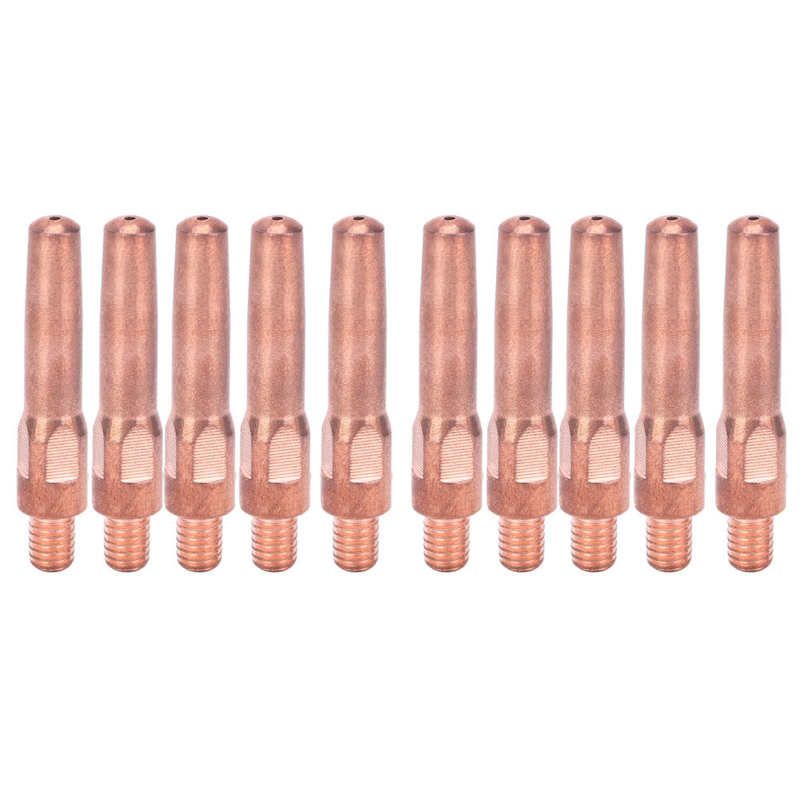 Wielding tip Soldering stations M6 Conductive Nozzles Welding Torch Contact Tips Replacement Accessories 8.8x45x1.2mm
