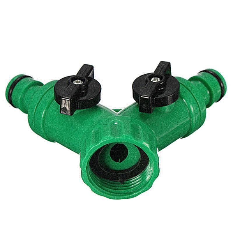 4/6mm Hose Quick Connectors Irrigation Connecter Y Shape Valve Garden Shunt Device Watering Quick Coupling Connecting Tools