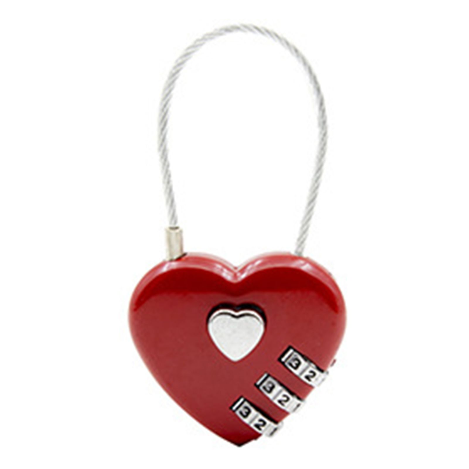 Combination Padlock Wear Resistant Love Heart Shape Tl Padlock