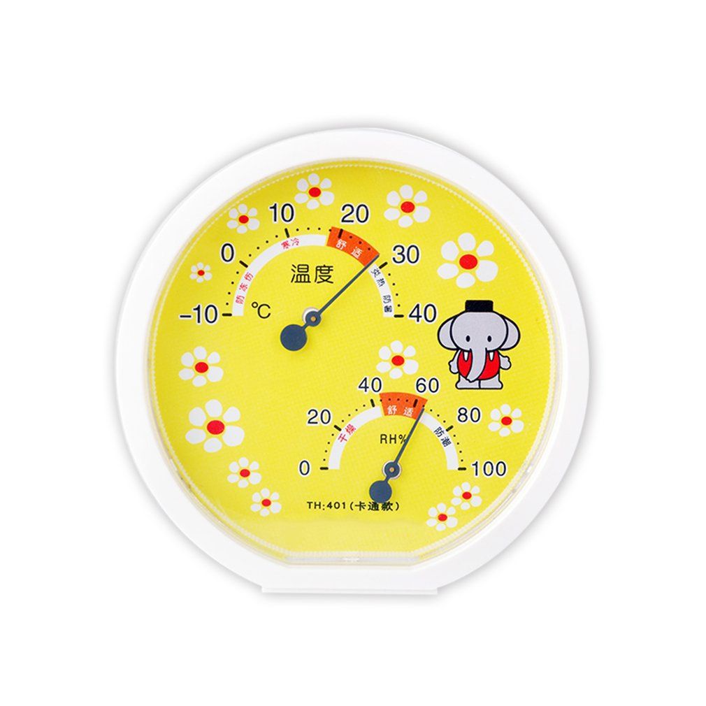 Portable Thermometer Hygrometer Pointer Temperature Humidity Monitor Meter