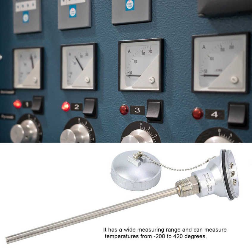 RTD PT100 Temperature Sensor Probe 1/2" NPT Thread Thermocouple 200~420° HighQ