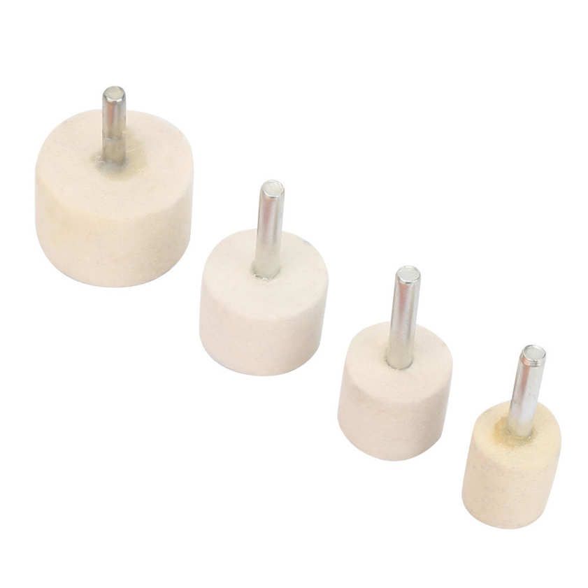Polishing Wheel Wool 5 Set of Cerium Oxide Powder + 4Pcs Felt Buffing Wheels