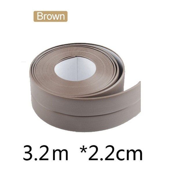 320*2.2cm Kitchen Sink Waterproof Mildew Strong Self-adhesive Tape Bathroom Crevice Wall Sealing Beauty Tape Strip Stick