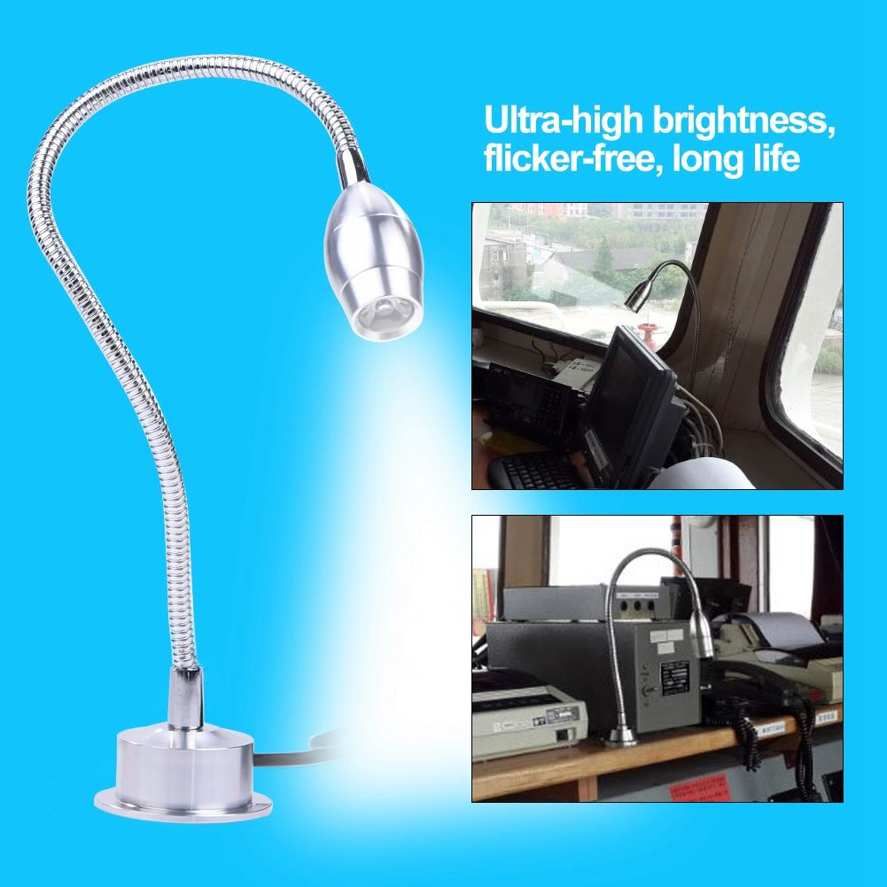 US Plug 110-240V Clip / Fixed Base CNC Machine Working Lamp Light LED Tool
