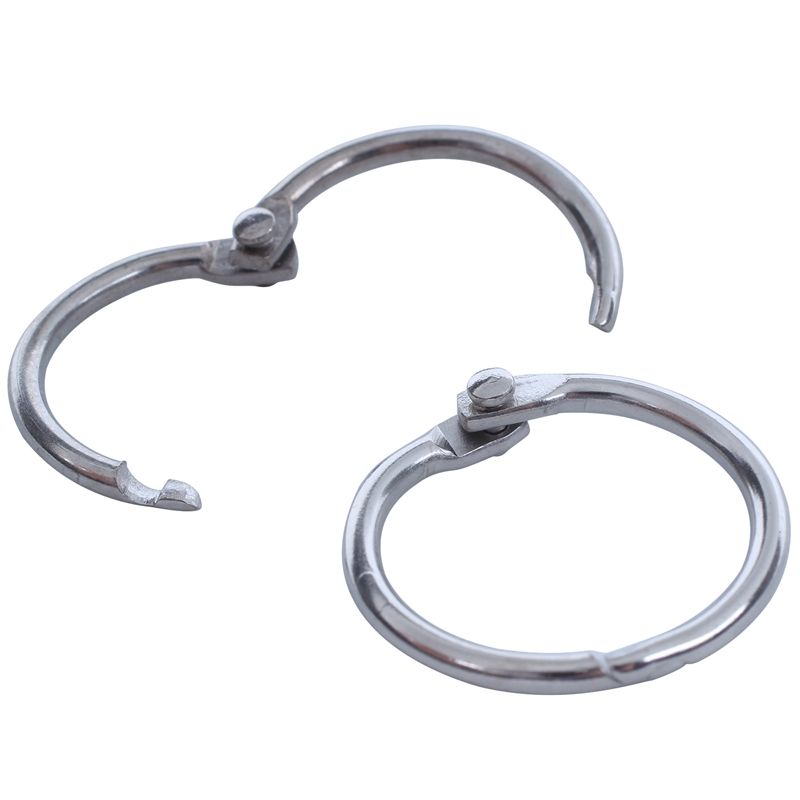 10 Hinged Rings Metal Binder Craft Split Hinge For Scrapbooking Photo Album Card